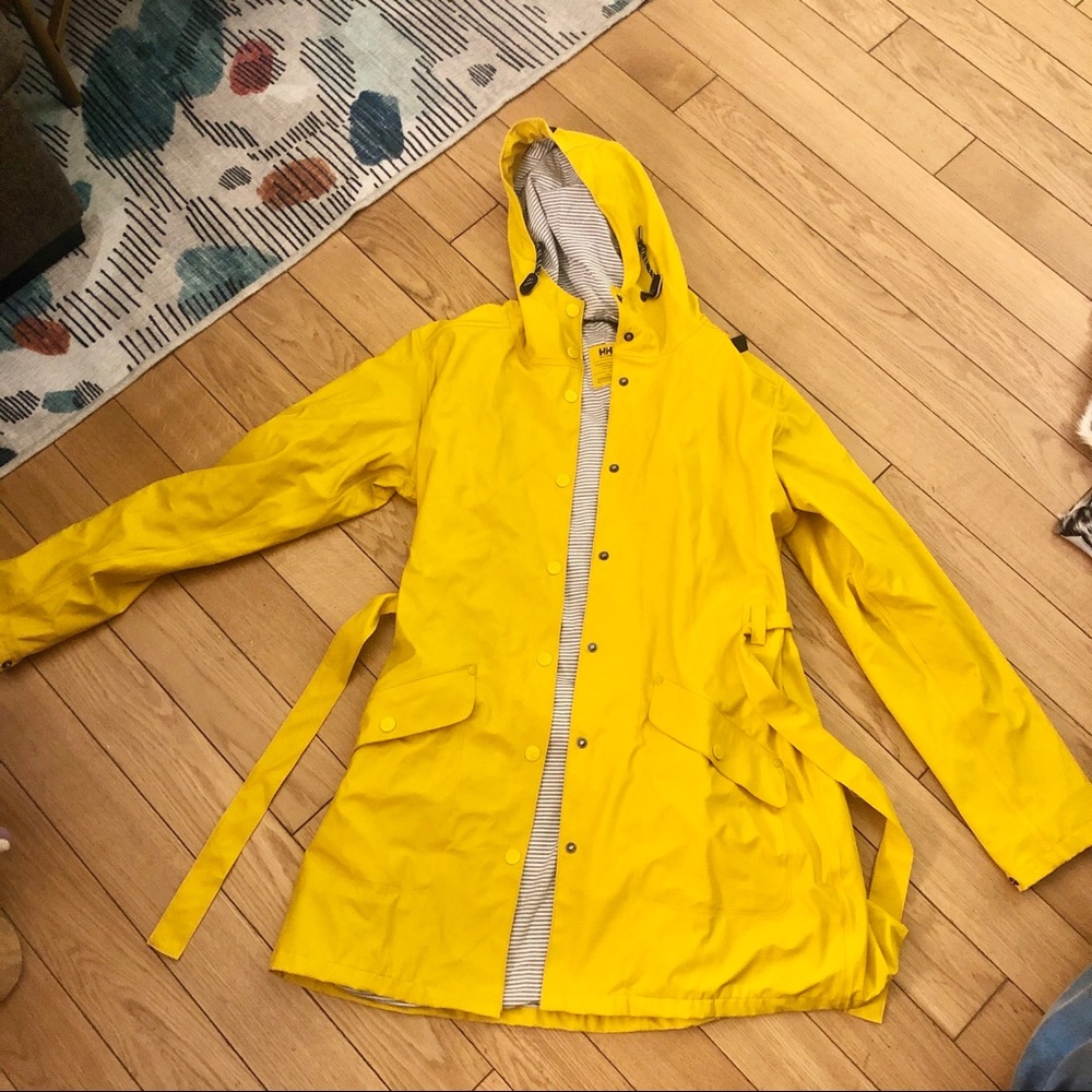 HELLY HANSEN Women’s Yellow Raincoat / Large
